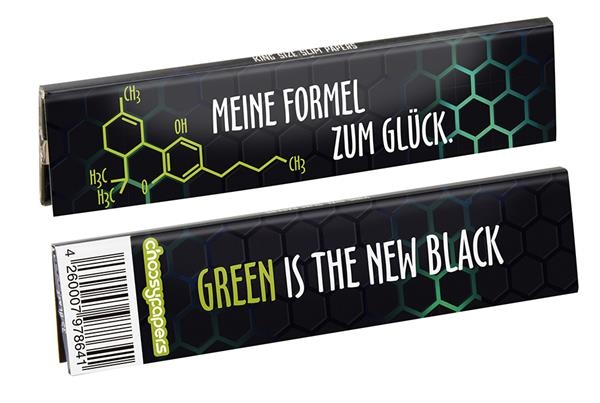 Choosypapers King Size Slim Zigarettenpapier Formel zum Glück